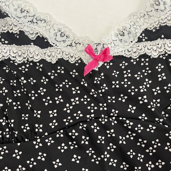 Y2K Babydoll Floral Top Sz XL Dark Fairy Whimsigoth Boho Coquette Cowgirl Dainty - Picture 6 of 9
